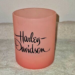 Harley-Davidson Silipint Pink Wine Glass Cup